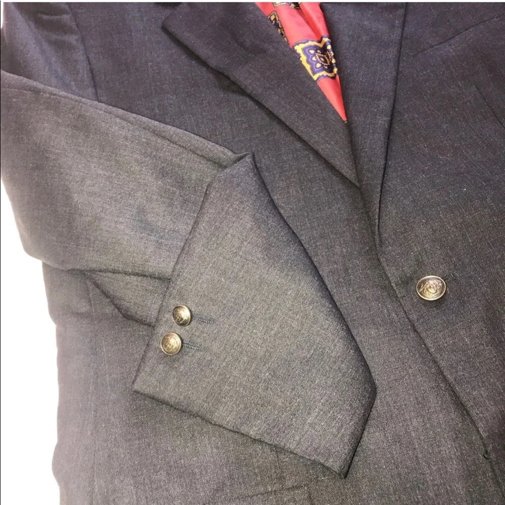 Vintage  Versace Jacket Sz52 - Picture 5 of 11